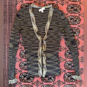 Missoni Green Knit Cardigan